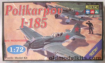 Maquette 1/72 Polikarpov I-185 plastic model kit